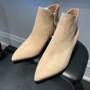 NEW Cole Haan beige ankle boots
